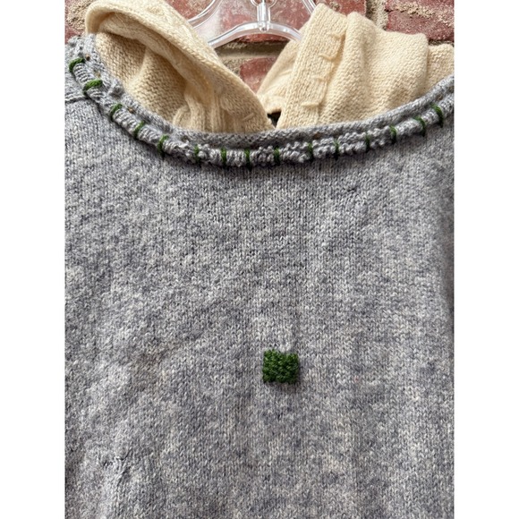 AS‎ IS Crispina FFrench Designs OS Handmade Patchwork Art-to-Wear Hoodie Sweater - Picture 4 of 16